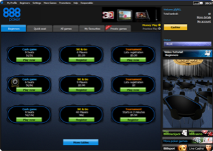 888 Poker Lobby